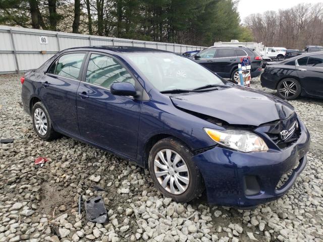 2T1BU4EE1DC026871 - 2013 TOYOTA COROLLA BASE BLUE photo 4