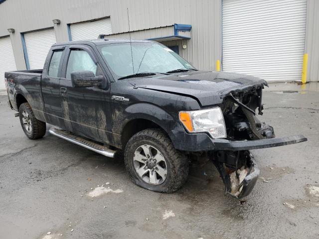 1FTFX1EF4EFB24172 - 2014 FORD F150 SUPER CAB BLACK photo 4