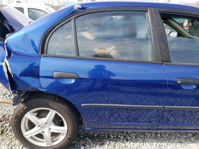 1HGES16395L011061 - 2005 HONDA CIVIC DX VP Mavi foto 10