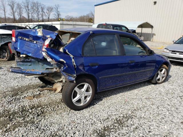 1HGES16395L011061 - 2005 HONDA CIVIC DX VP Mavi foto 3