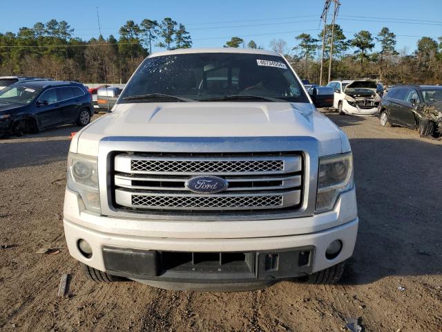 1FTFW1CT1EFB56430 - 2014 FORD F150 SUPERCREW WHITE photo 5