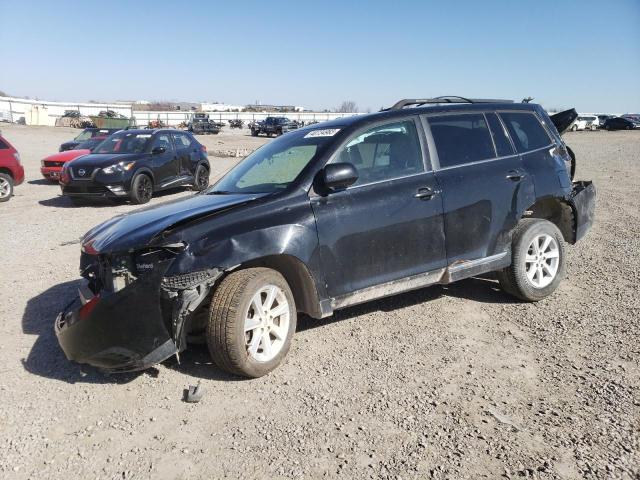 5TDZA3EH3CS020815 - 2012 TOYOTA HIGHLANDER BASE أسود صورة 1