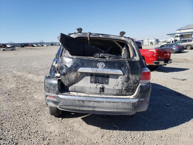 5TDZA3EH3CS020815 - 2012 TOYOTA HIGHLANDER BASE أسود صورة 6