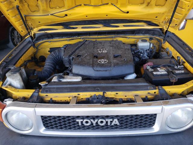 JTEBU11FX70100005 - 2007 TOYOTA FJ CRUISER YELLOW photo 12