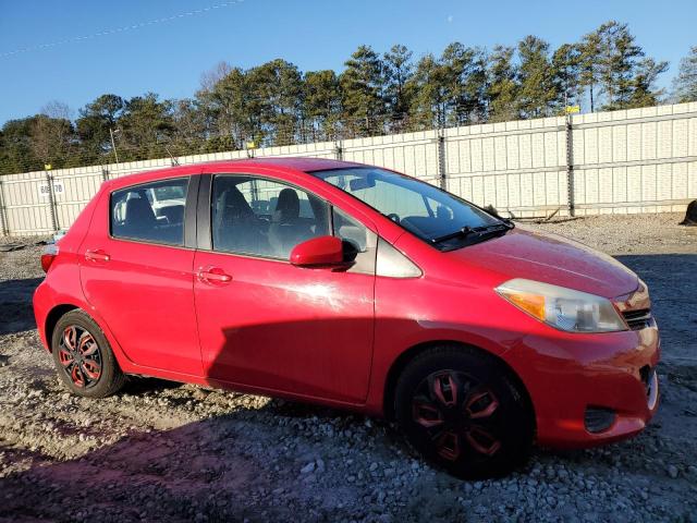 VNKKTUD34EA000913 - 2014 TOYOTA YARIS RED photo 4