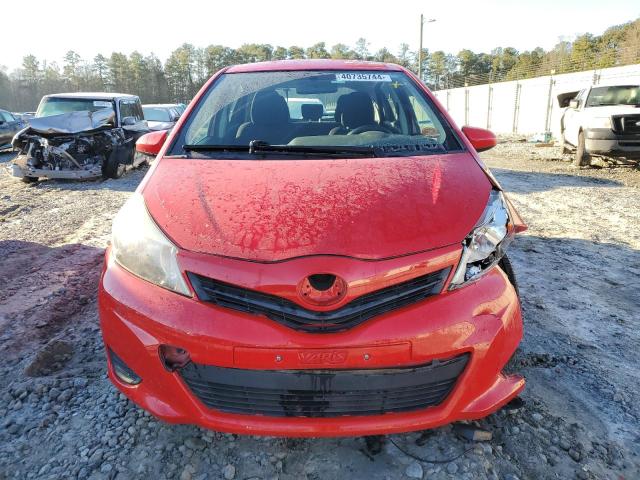 VNKKTUD34EA000913 - 2014 TOYOTA YARIS RED photo 5