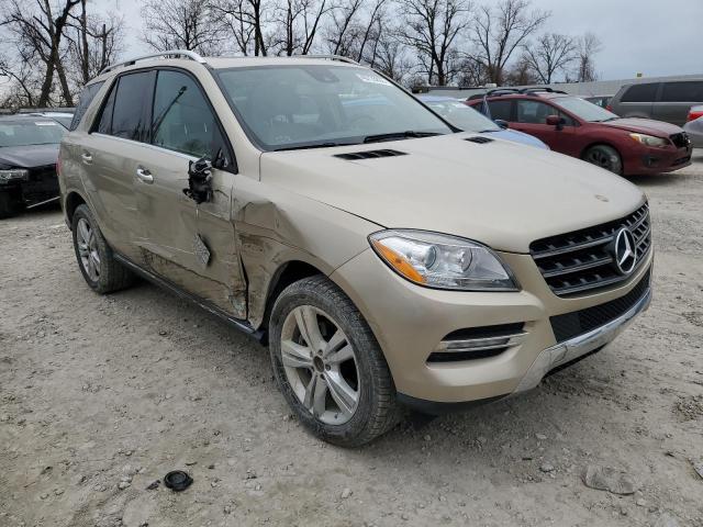 4JGDA5HBXCA077082 - 2012 MERCEDES-BENZ ML 350 4MATIC GOLD photo 4
