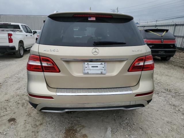 4JGDA5HBXCA077082 - 2012 MERCEDES-BENZ ML 350 4MATIC GOLD photo 6