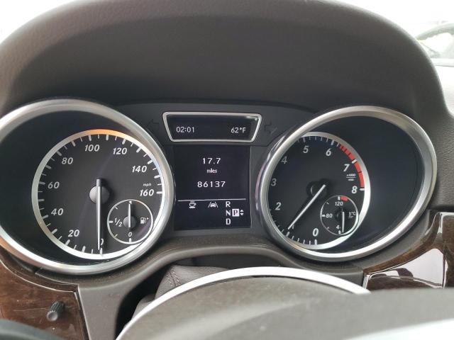 4JGDA5HBXCA077082 - 2012 MERCEDES-BENZ ML 350 4MATIC GOLD photo 9