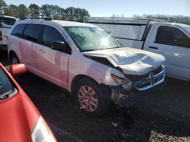 3C4PDCAB7LT207187 - 2020 DODGE JOURNEY SE WHITE photo 4