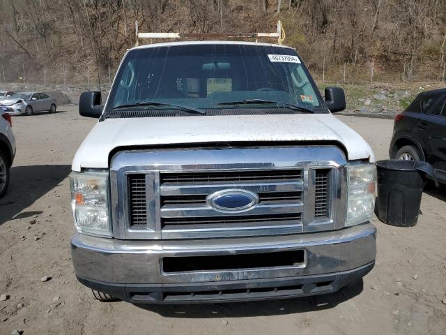 1FTNE24W59DA28870 - 2009 FORD ECONOLINE E250 VAN WHITE photo 5