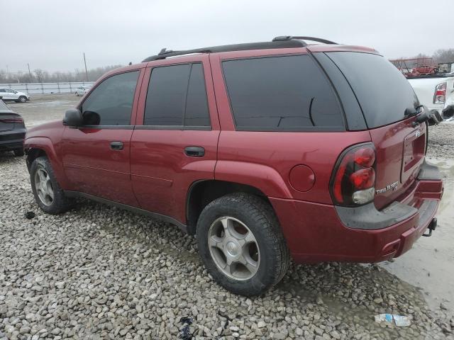 1GNDT13S572218078 - 2007 CHEVROLET TRAILBLAZE LS BURGUNDY photo 2