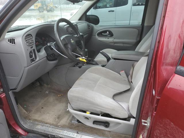 1GNDT13S572218078 - 2007 CHEVROLET TRAILBLAZE LS BURGUNDY photo 7