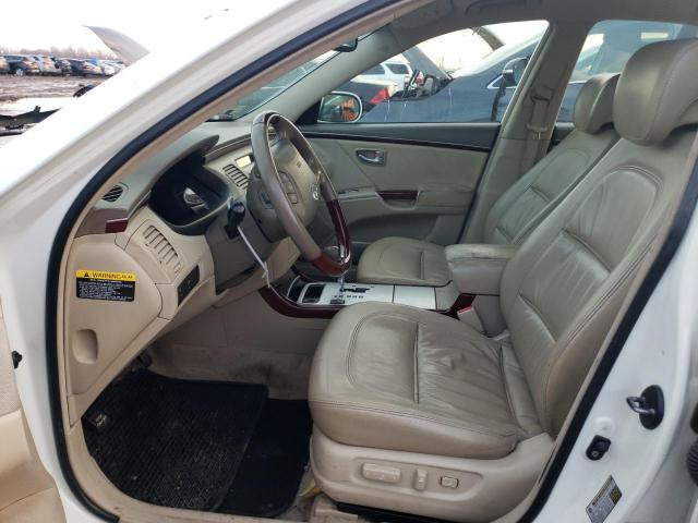 KMHFC46F47A179292 - 2007 HYUNDAI AZERA SE WHITE photo 7