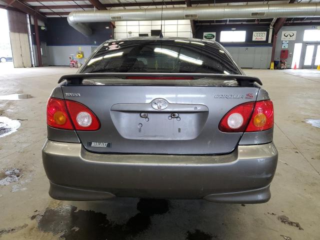 2T1BR32E74C281251 - 2004 TOYOTA COROLLA CE GRAY photo 6