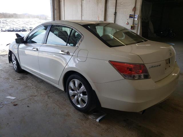 1HGCP36898A083667 - 2008 HONDA ACCORD EXL WHITE photo 2