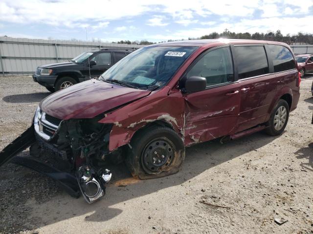 2C4RDGBG0HR755858 - 2017 DODGE GRAND CARA SE RED photo 1