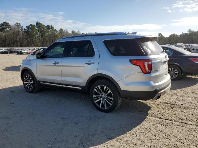 1FM5K8HT5GGC54992 - 2016 FORD EXPLORER PLATINUM GRAY photo 2