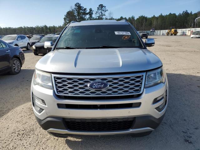 1FM5K8HT5GGC54992 - 2016 FORD EXPLORER PLATINUM GRAY photo 5