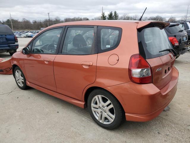 JHMGD38607S018119 - 2007 HONDA FIT S 橙色 照片 2