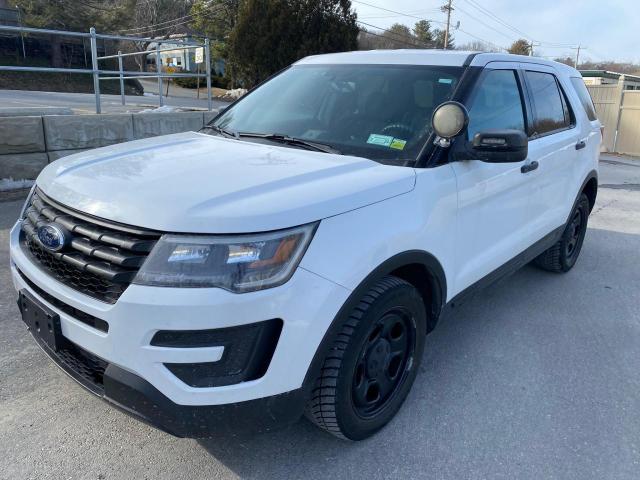 1FM5K8AR1HGC90372 - 2017 FORD EXPLORER POLICE INTERCEPTOR WHITE photo 1