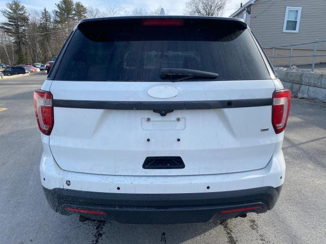 1FM5K8AR1HGC90372 - 2017 FORD EXPLORER POLICE INTERCEPTOR WHITE photo 6