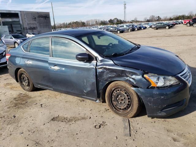 1N4AB7AP9DN901594 - 2013 NISSAN SENTRA S BLUE photo 4