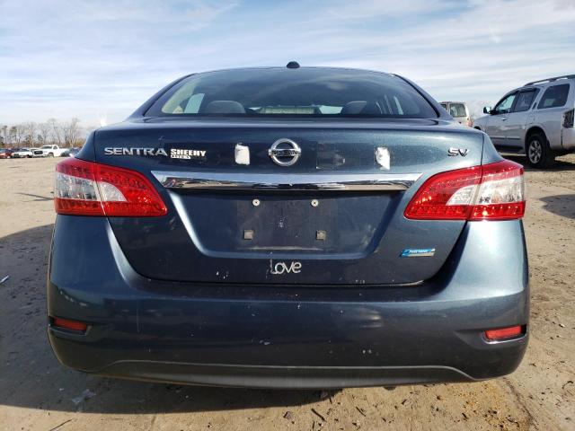 1N4AB7AP9DN901594 - 2013 NISSAN SENTRA S BLUE photo 6