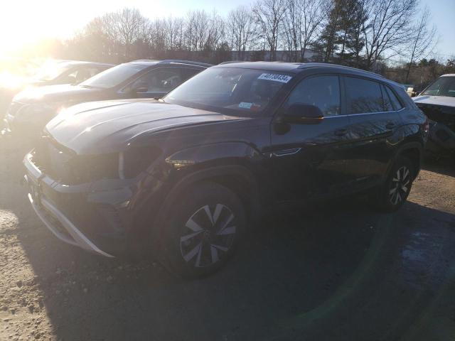 1V24C2CA8LC206189 - 2020 VOLKSWAGEN ATLAS CROS SE Черный фото 1