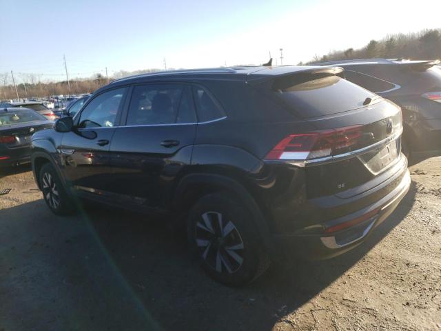 1V24C2CA8LC206189 - 2020 VOLKSWAGEN ATLAS CROS SE Черный фото 2