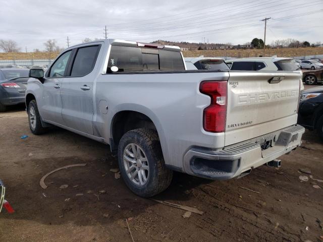 3GCUYDED8KG165399 - 2019 CHEVROLET SILVERADO K1500 LT SILVER photo 2