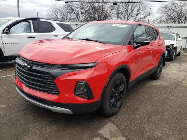 3GNKBBRA8MS512833 - 2021 CHEVROLET BLAZER 1LT RED photo 1