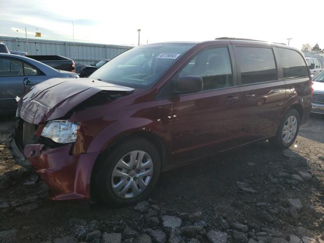 2C4RDGBG0JR156626 - 2018 DODGE GRAND CARA SE RED photo 1