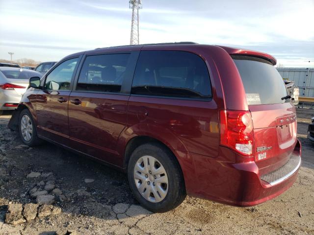 2C4RDGBG0JR156626 - 2018 DODGE GRAND CARA SE RED photo 2