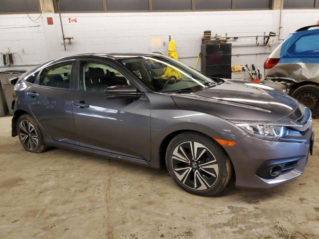 JHMFC1F74JX019637 - 2018 HONDA CIVIC EXL GRAY photo 4