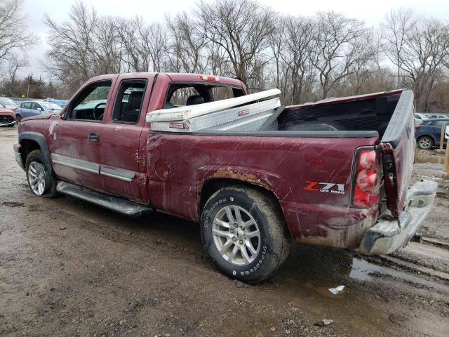 1A038266 - 2006 CHEVROLET SILVERADO BURGUNDY photo 2