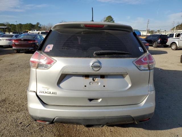 KNMAT2MT2FP537464 - 2015 NISSAN ROGUE S SILVER photo 6