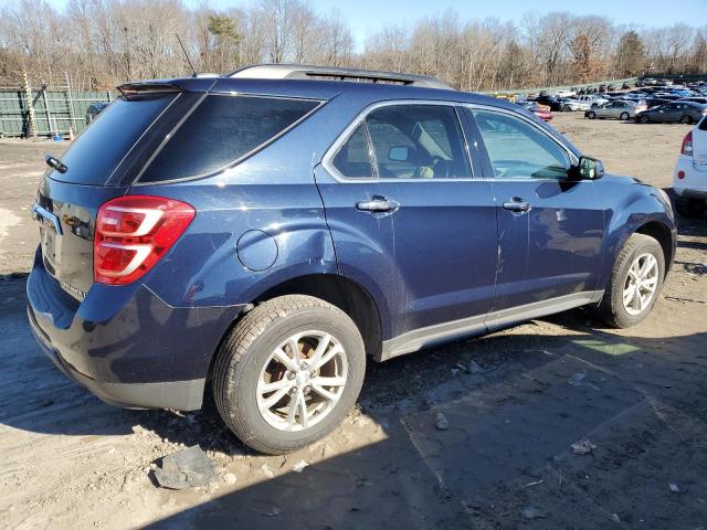 2GNFLFEKXG6251518 - 2016 CHEVROLET EQUINOX LT BLUE photo 3