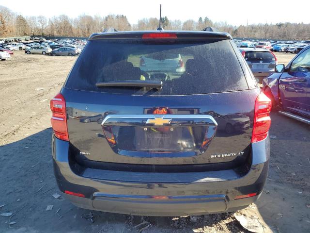 2GNFLFEKXG6251518 - 2016 CHEVROLET EQUINOX LT BLUE photo 6