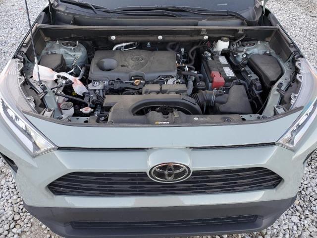 2T3W1RFV3MW108614 - 2021 TOYOTA RAV4 XLE GRAY photo 12