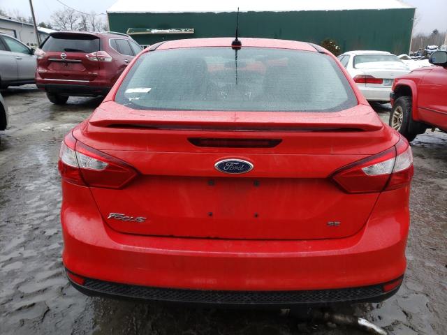 1FADP3F26DL329920 - 2013 FORD FOCUS SE RED photo 6