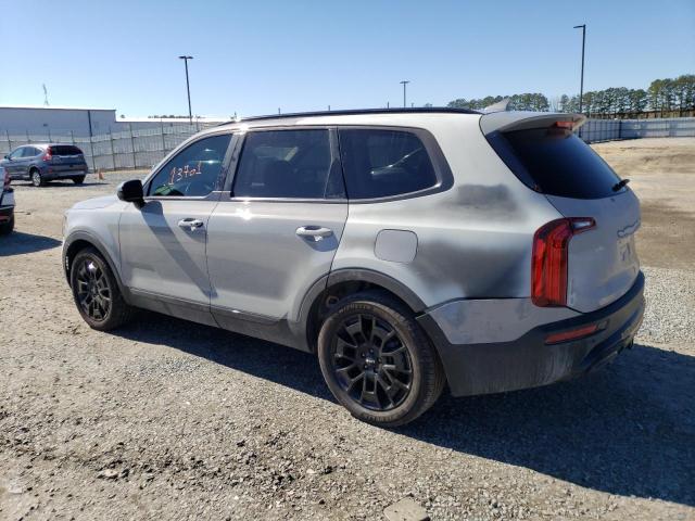 5XYP5DHC1NG196599 - 2022 KIA TELLURIDE SX GRAY photo 2