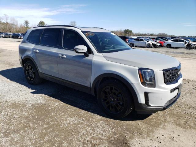 5XYP5DHC1NG196599 - 2022 KIA TELLURIDE SX GRAY photo 4