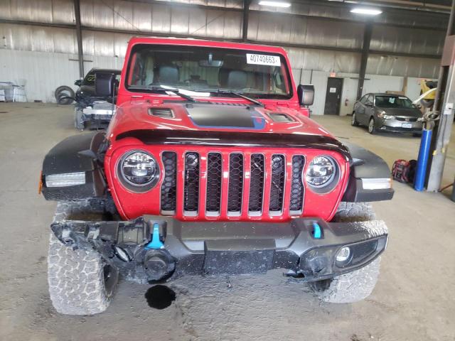 1C4JJXR64MW730868 - 2021 JEEP WRANGLER RUBICON 4XE RED photo 5