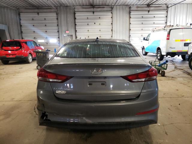 5NPD84LF2JH242147 - 2018 HYUNDAI ELANTRA SEL GRAY photo 6