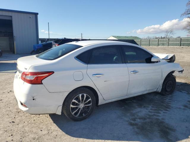 3N1AB7AP4HY327797 - 2017 NISSAN SENTRA S WHITE photo 3