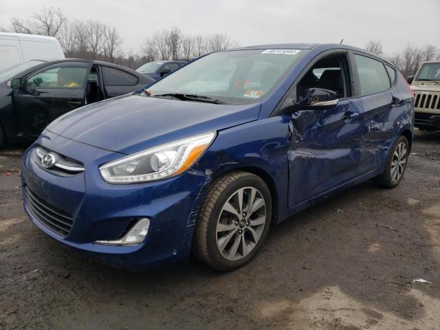 KMHCU5AE5HU336283 - 2017 HYUNDAI ACCENT SPORT BLUE photo 1