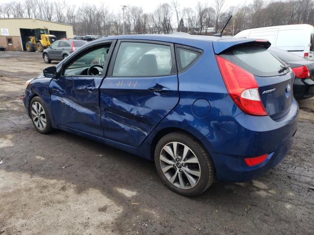 KMHCU5AE5HU336283 - 2017 HYUNDAI ACCENT SPORT BLUE photo 2