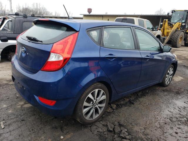 KMHCU5AE5HU336283 - 2017 HYUNDAI ACCENT SPORT BLUE photo 3