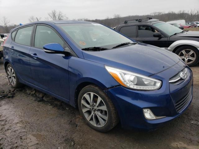 KMHCU5AE5HU336283 - 2017 HYUNDAI ACCENT SPORT BLUE photo 4